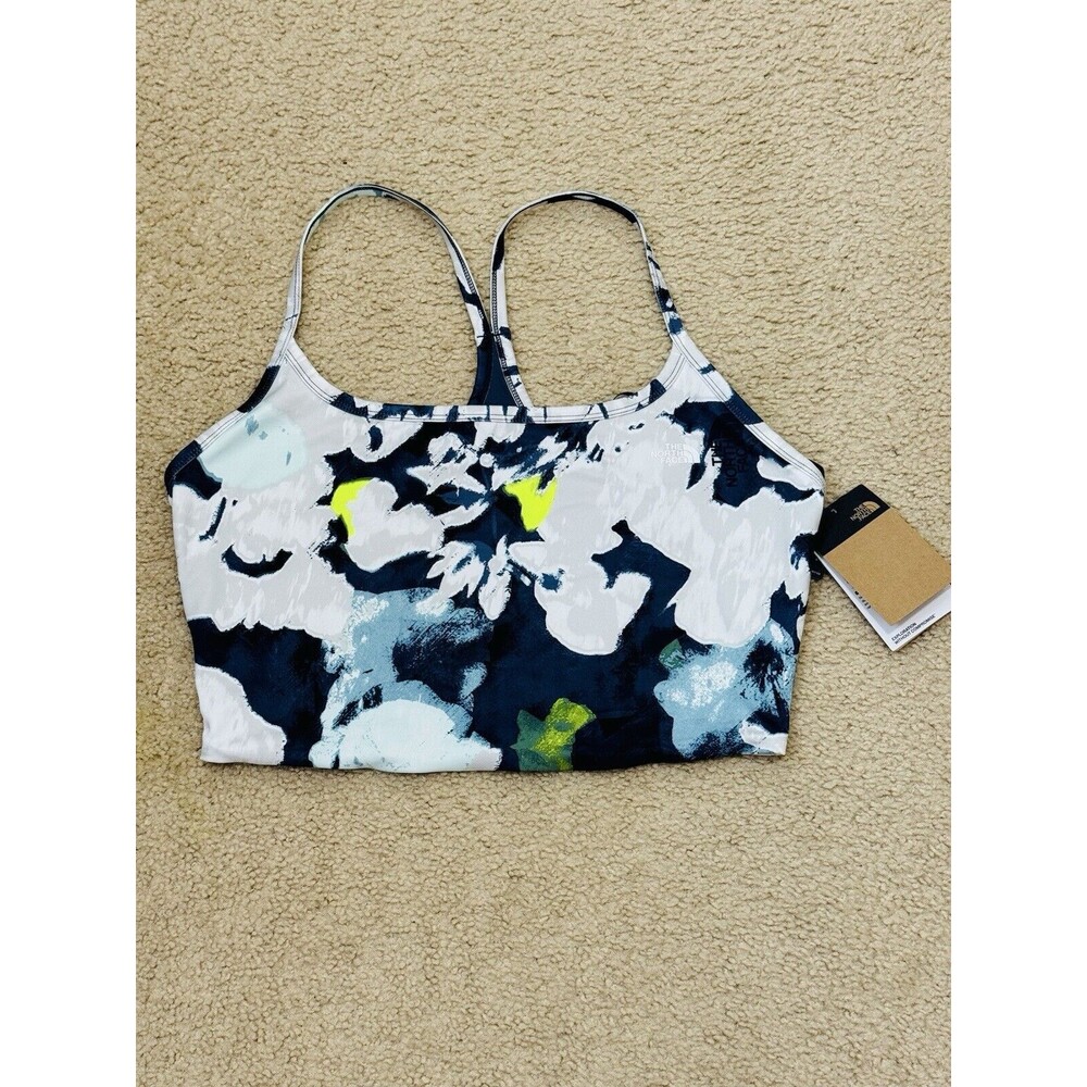 NWT The North Face Women's Dune Sky Tanklette CL67 In Navy Abstract Sz XL